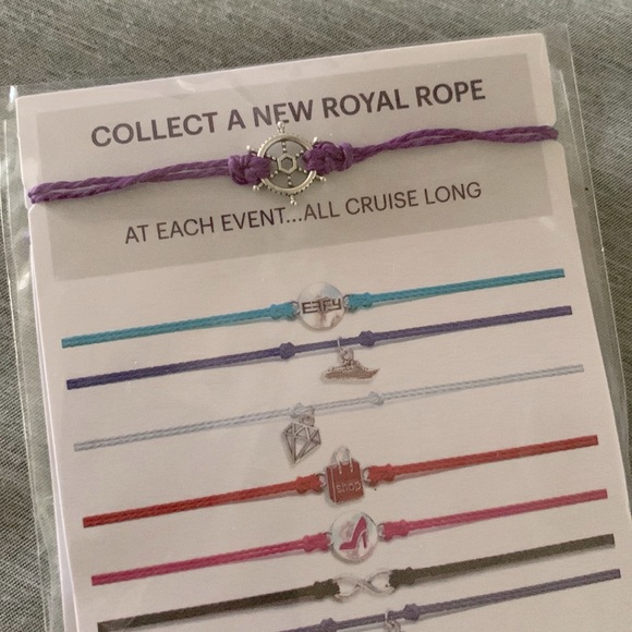 EFFY royal rope bracelet - captains wheel shape charm 💎 multiples available - Picture 1 of 3